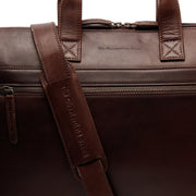 
Levanto Borsa porta PC in pelle pieno fiore – alternate product view 3