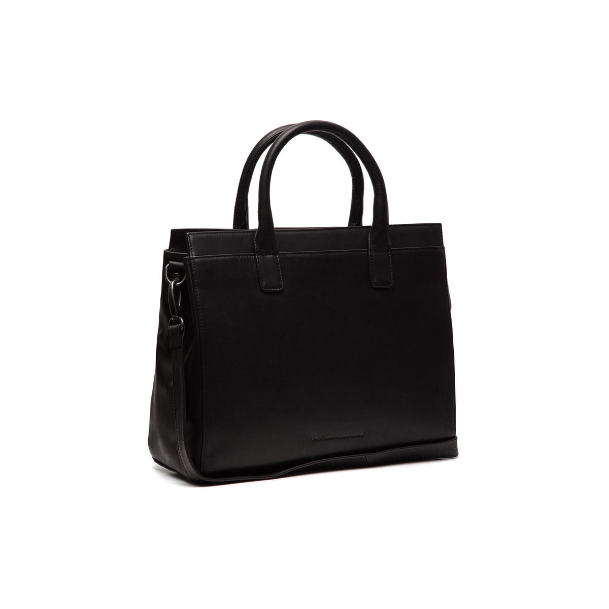 Rivera Full-Grain Leather Laptop Bag da Donna in Classic 100% Full-Grain Leather - Full Exterior Front Profile View | Acquista online