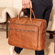 
Tacama Borsa porta PC in pelle pieno fiore – alternate product view 2