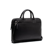 
Tilbury Borsa porta PC in pelle pieno fiore in classica vera pelle pieno fiore 100% - Full Exterior Vista frontale e silhouette sartoriale | Acquista online