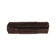 Brown Leather Pencil Case Lea da Donna, detail view 1