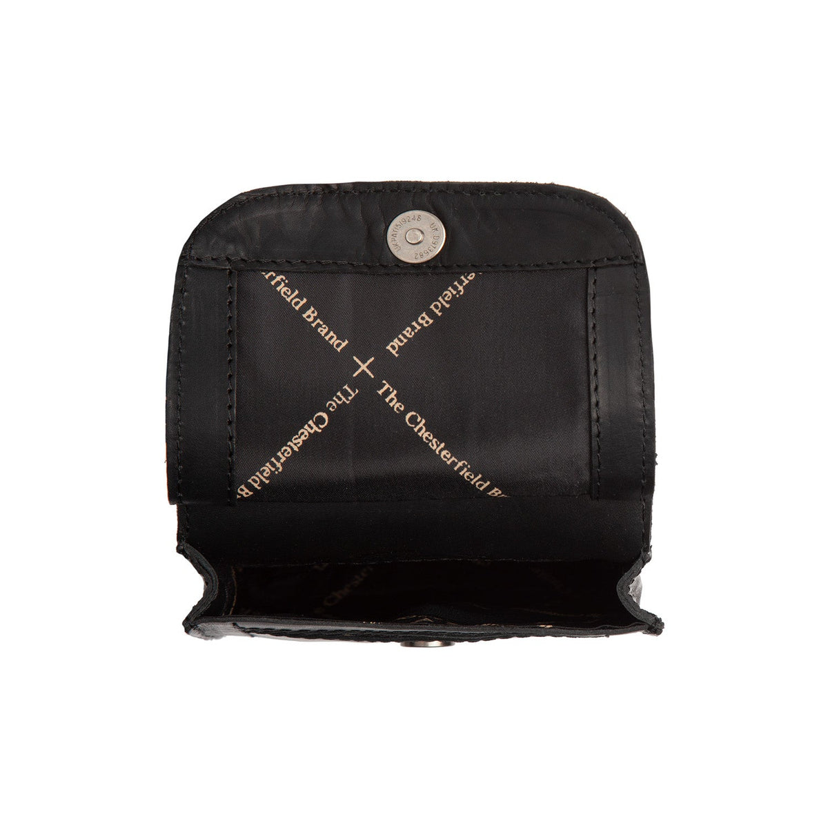 
Dettaglio ravvicinato of Classic Collar & Heavy-Duty Zipper Hardware on Nebra Pelle Pieno Fiore Phone Bag