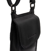 
Nebra Pelle Pieno Fiore Phone Bag - Vista laterale che mostra il taglio ergonomico delle maniche