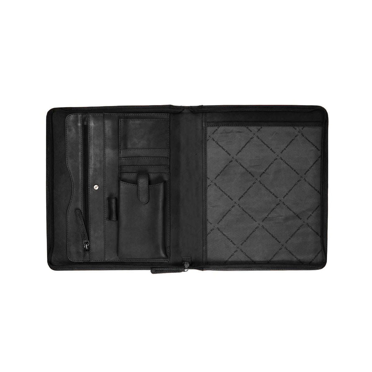 Classic 100% Full-Grain leather Goods - Vista posteriore Showing Tailored Shoulder Fit &amp; Clean Hemline