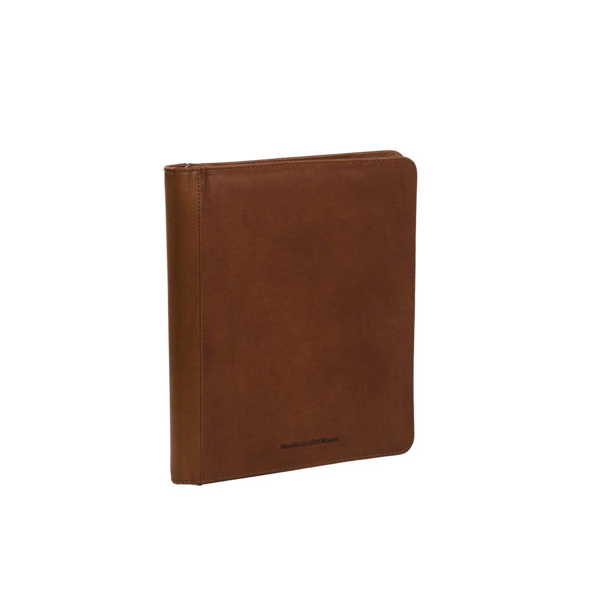 Cognac Leather Portfolio Barnet da Donna, front view