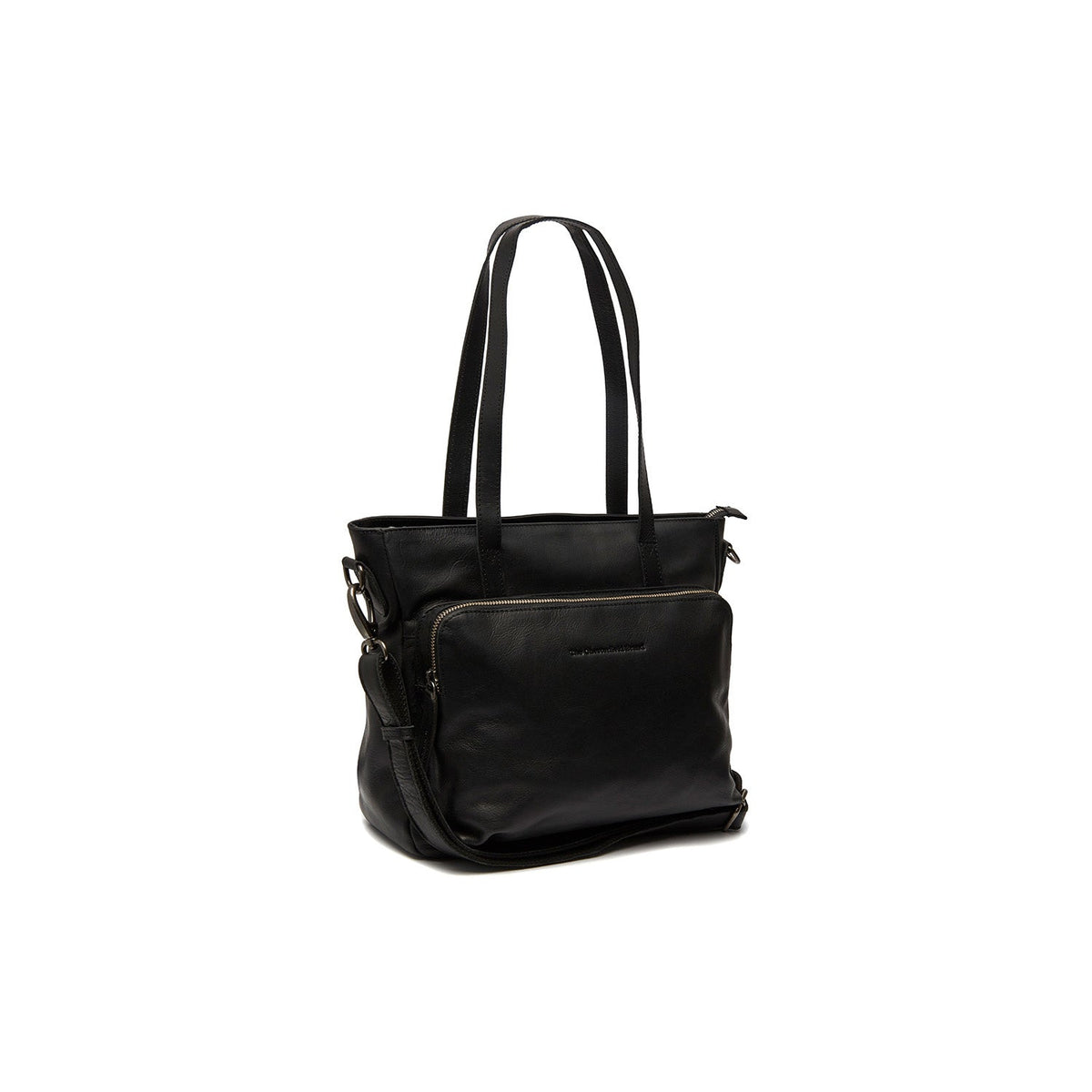 Alicante Full-Grain Leather Shopper da Donna in Classic 100% Full-Grain Leather - Full Exterior Front Profile View | Acquista online