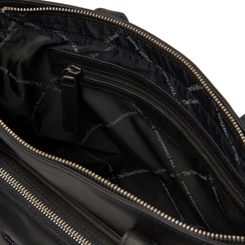 Alicante Full-Grain Leather Shopper da Donna
