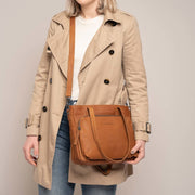 Alicante Full-Grain Leather Shopper da Donna – Vista prodotto alternativa 3