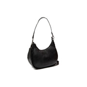 Alexandria Full-Grain Leather Shoulder Bag da Donna in Classic 100% Full-Grain Leather - Full Exterior Front Profile View | Acquista online