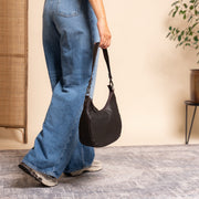 Alexandria Full-Grain Leather Shoulder Bag da Donna – Vista prodotto alternativa 3
