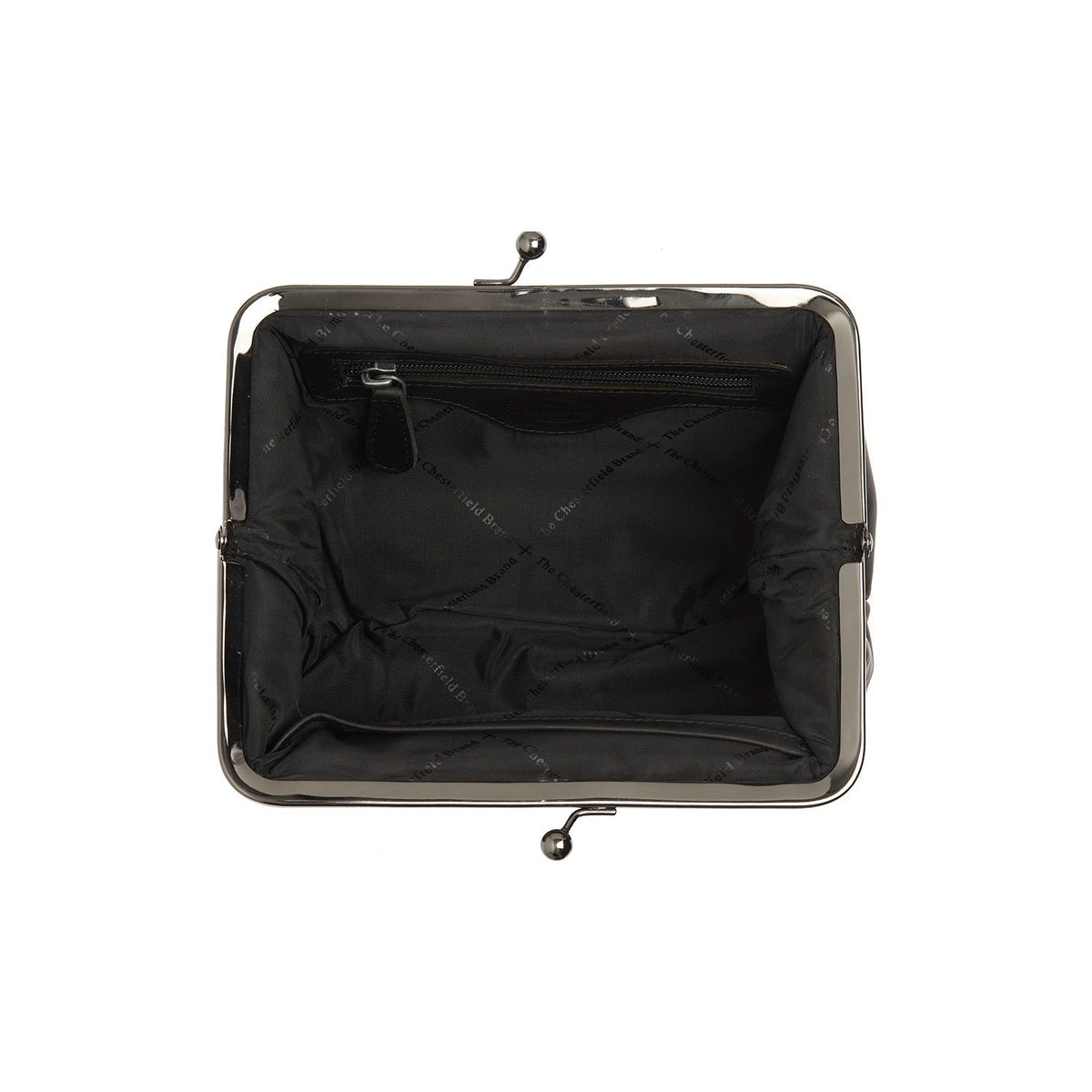Solid Antique Brass Hardware &amp; Heavy-Duty Dual Zipper Detail on Andrade Full-Grain Leather Shoulder Bag da Donna