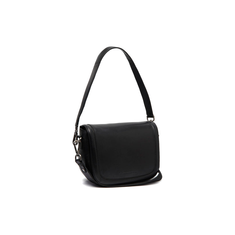 Lizzola Borsa a spalla in pelle pieno fiore