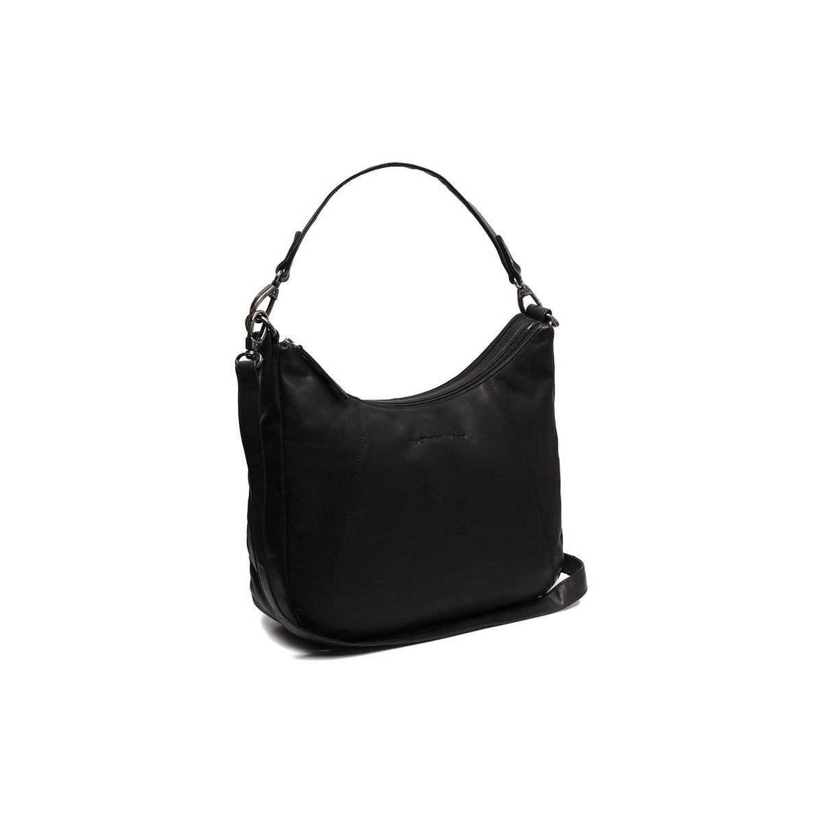 Marle Full-Grain Leather Shoulder Bag da Donna in Classic 100% Full-Grain Leather - Full Exterior Front Profile View | Acquista online