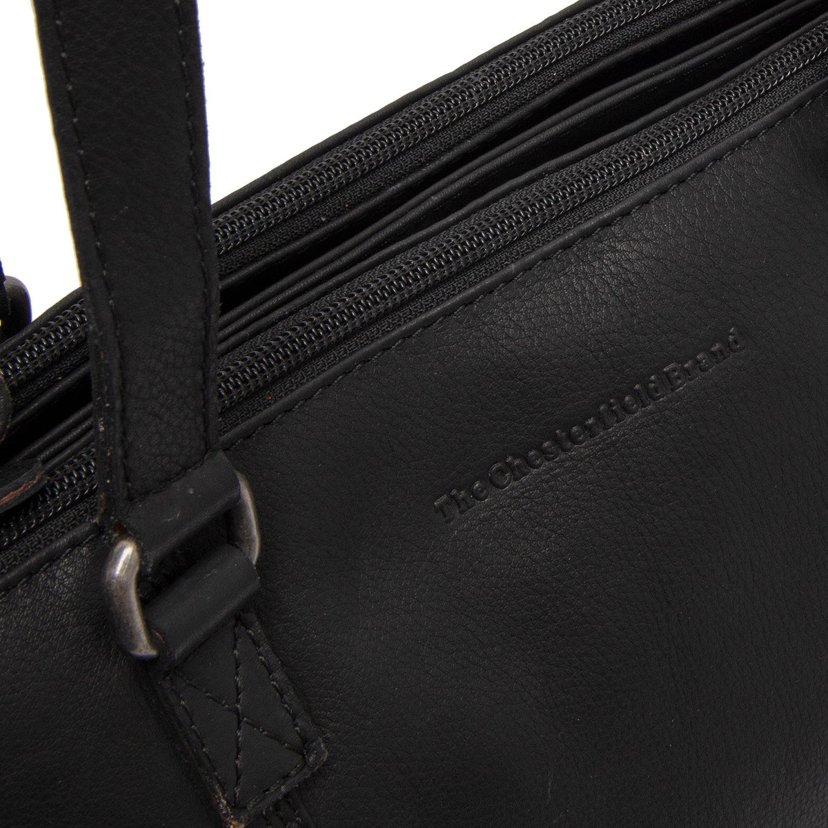Marvos Full-Grain Leather Shoulder Bag da Donna – Vista prodotto alternativa 3