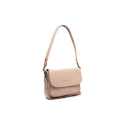 Miloa Full-Grain Leather Shoulder Bag da Donna in Classic 100% Full-Grain Leather - Full Exterior Front Profile View | Acquista online