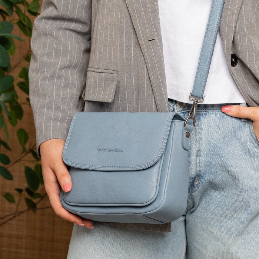 Miloa Full-Grain Leather Shoulder Bag da Donna – Vista prodotto alternativa 2
