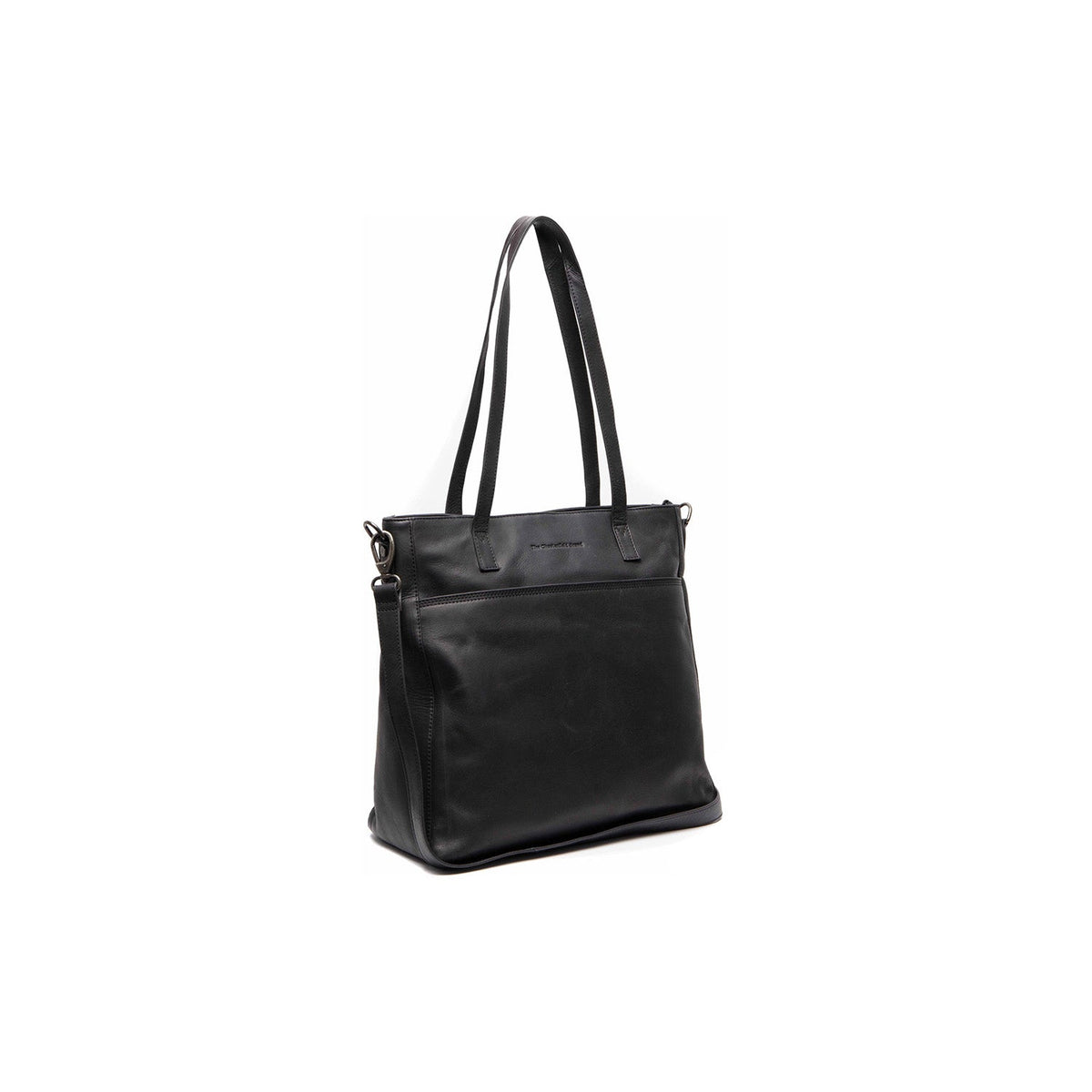 Mosel Full-Grain Leather Shoulder Bag da Donna in Classic 100% Full-Grain Leather - Full Exterior Front Profile View | Acquista online