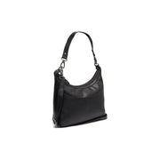 Olvia Full-Grain Leather Shoulder Bag da Donna in Classic 100% Full-Grain Leather - Full Exterior Front Profile View | Acquista online