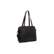 Pretoria Full-Grain Leather Shoulder Bag in Classic 100% Full-Grain Leather - Full Exterior Front Profile View | Acquista online