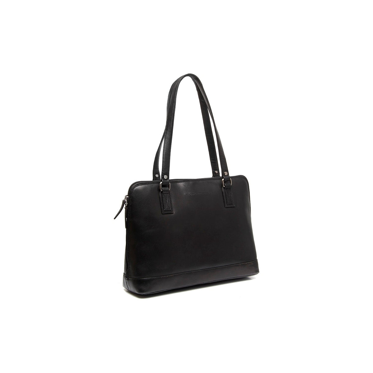 Selvino Full-Grain Leather Shoulder Bag da Donna in Classic 100% Full-Grain Leather - Full Exterior Front Profile View | Acquista online