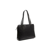 Selvino Full-Grain Leather Shoulder Bag da Donna in Classic 100% Full-Grain Leather - Full Exterior Front Profile View | Acquista online