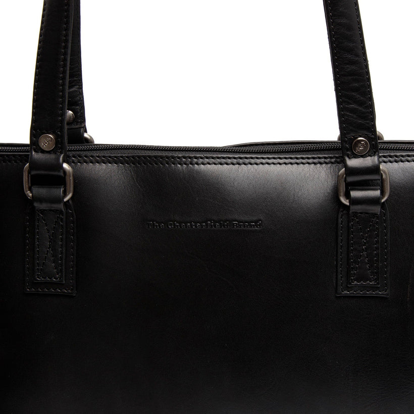 Selvino Borsa a spalla in pelle pieno fiore