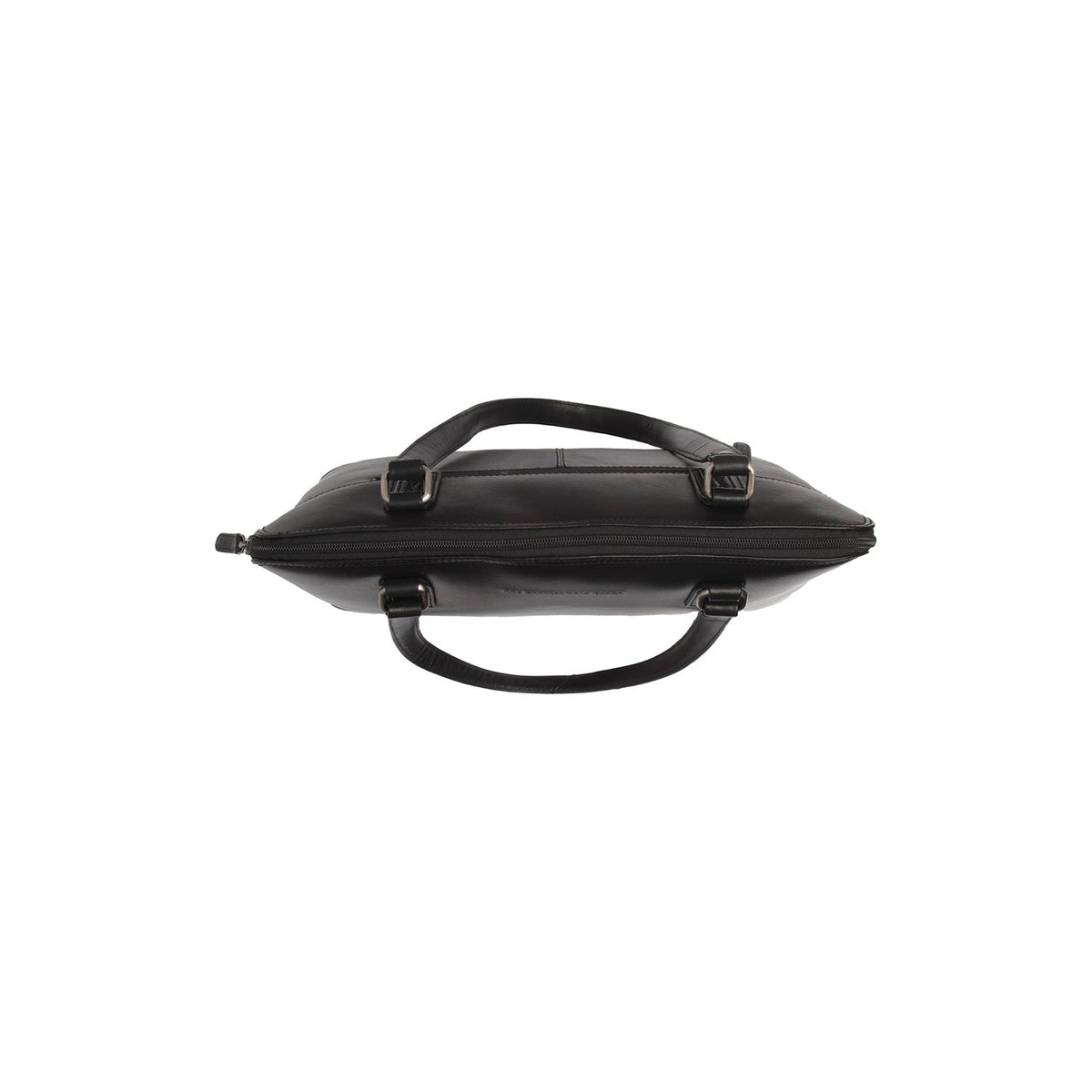 Selvino Full-Grain Leather Shoulder Bag da Donna - Structured Side Profile Showing Gusset Depth &amp; Expansion Capacity