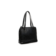 Seron Full-Grain Leather Shoulder Bag da Donna in Classic 100% Full-Grain Leather - Full Exterior Front Profile View | Acquista online