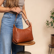 Skara Full-Grain Leather Shoulder Bag da Donna – Vista prodotto alternativa 3