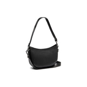 Valentano Full-Grain Leather Shoulder Bag da Donna in Tan 100% Full-Grain Leather - Full Exterior Front Profile View | Acquista online