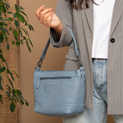 
Zarita Borsa a spalla in pelle pieno fiore – alternate product view 2