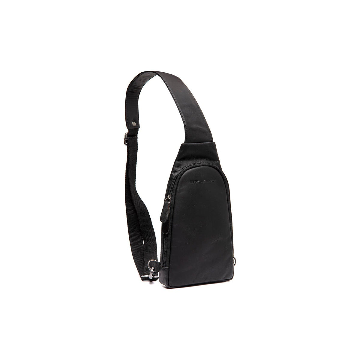 Leather Sling Bag Bowey da Donna in Classic 100% Full-Grain Leather - Full Exterior Front Profile View | Acquista online