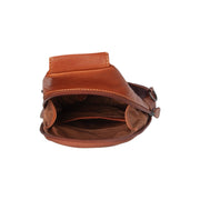 Cognac Leather Sling Bag Bowey da Donna, detail view 4