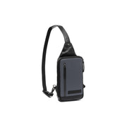 
Leather Sling Bag Salla in classica vera pelle pieno fiore 100% - Full Exterior Vista frontale e silhouette sartoriale | Acquista online