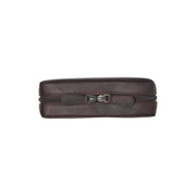 Brown Leather Tech-Organizer Ardan da Donna, detail view 3