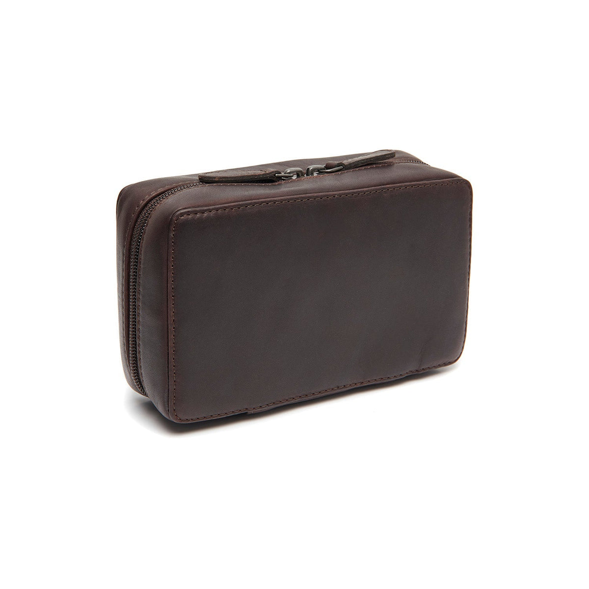 Brown Leather Tech-Organizer Ardan da Donna, detail view 4