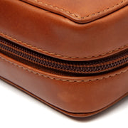 Cognac Leather Tech-Organizer Ardan da Donna, detail view 3