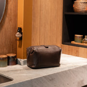 Biassa Full-Grain Leather Toiletry Bag da Donna – Vista prodotto alternativa 2