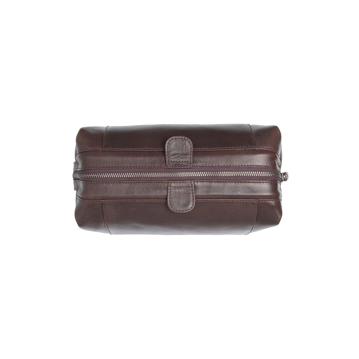 Biassa Full-Grain Leather Toiletry Bag da Donna – Vista prodotto alternativa 3