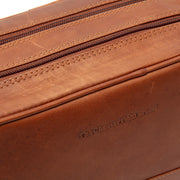 Stacey Full-Grain Leather Toiletry Bag da Donna – Vista prodotto alternativa 3