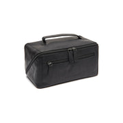Trevia Full-Grain Leather Toiletry Bag da Donna in Classic 100% Full-Grain Leather - Vista frontale e linea su misura | Acquista online