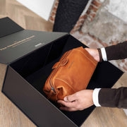 Vince Full-Grain Leather Toiletry Bag da Donna – Vista prodotto alternativa 2