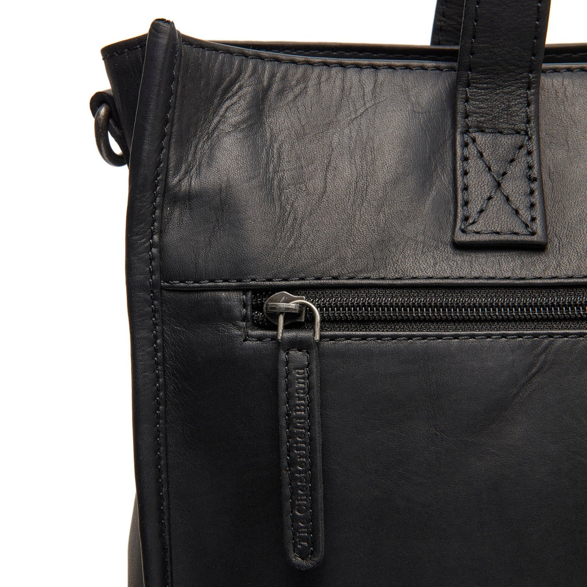 Adana Full-Grain Leather Tote Bag da Donna - Structured Side Profile Showing Gusset Depth &amp; Expansion Capacity