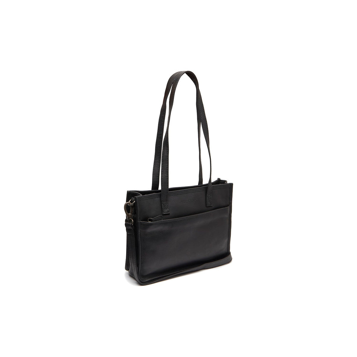 
Estella Borsa tote in pelle pieno fiore in classica vera pelle pieno fiore 100% - Full Exterior Vista frontale e silhouette sartoriale | Acquista online