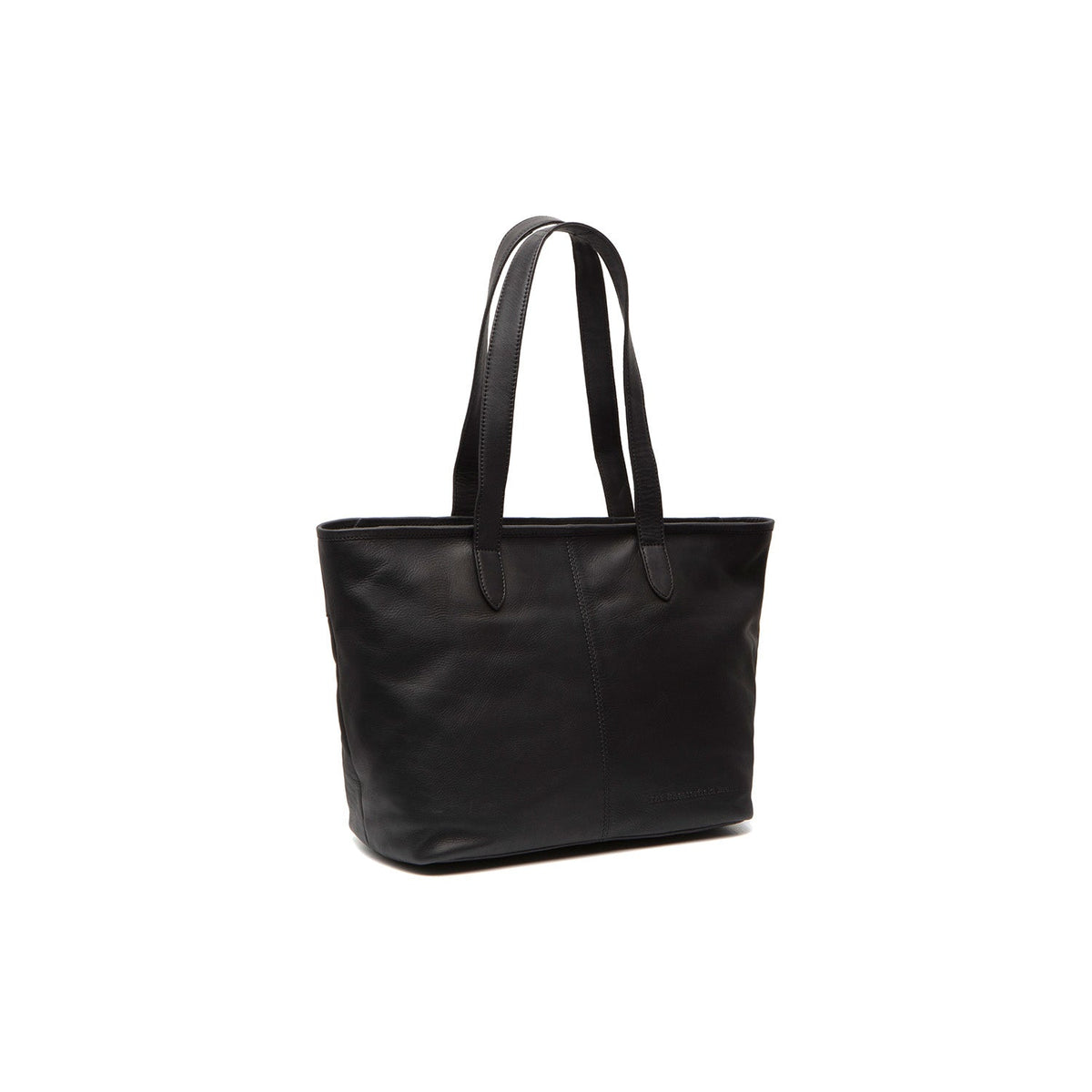 Monza Full-Grain Leather Tote Bag da Donna in Classic 100% Full-Grain Leather - Full Exterior Front Profile View | Acquista online
