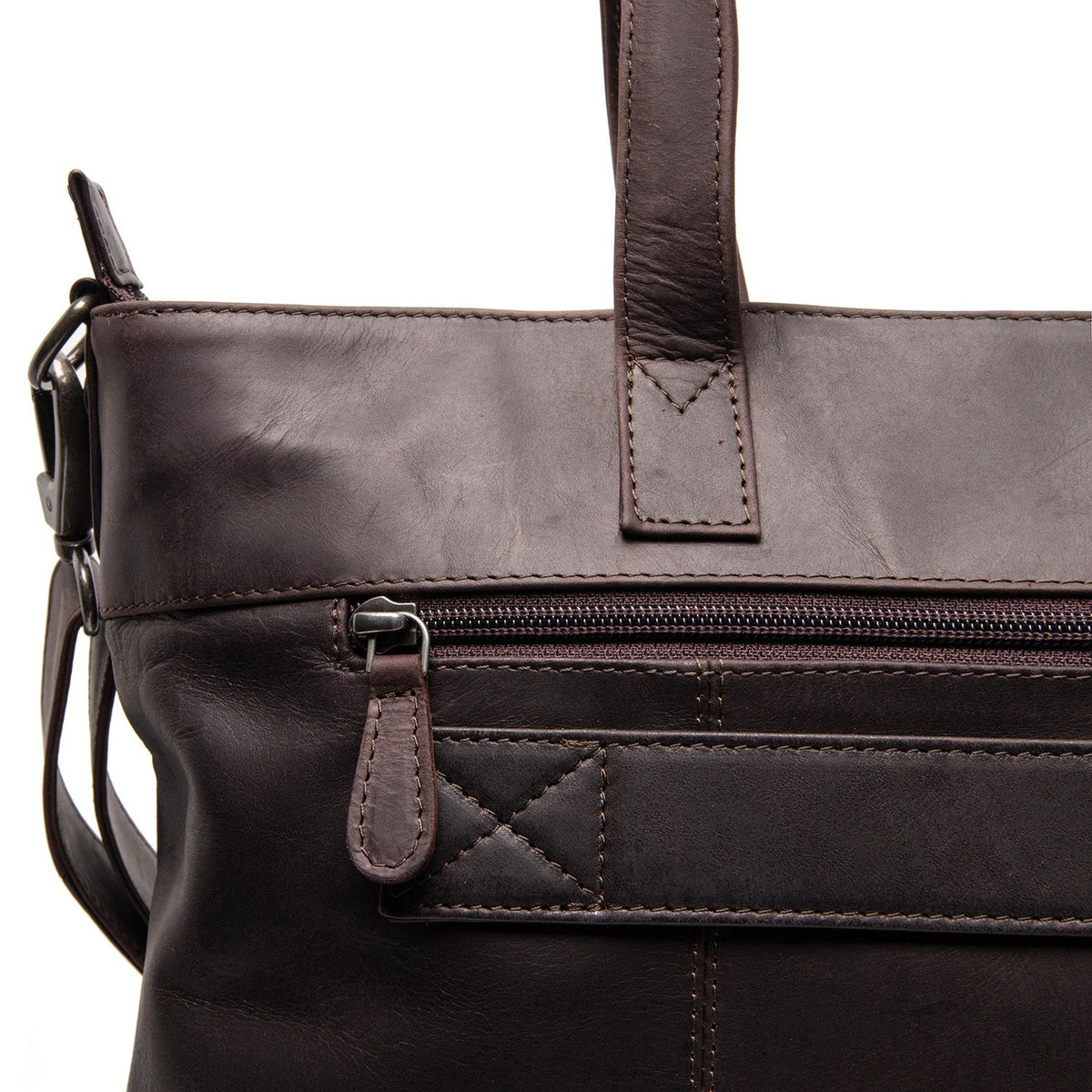 
Osira Borsa tote in pelle pieno fiore – alternate product view 3