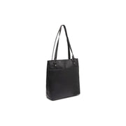 Raynor Full-Grain Leather Tote Bag da Donna in Classic 100% Full-Grain Leather - Full Exterior Front Profile View | Acquista online