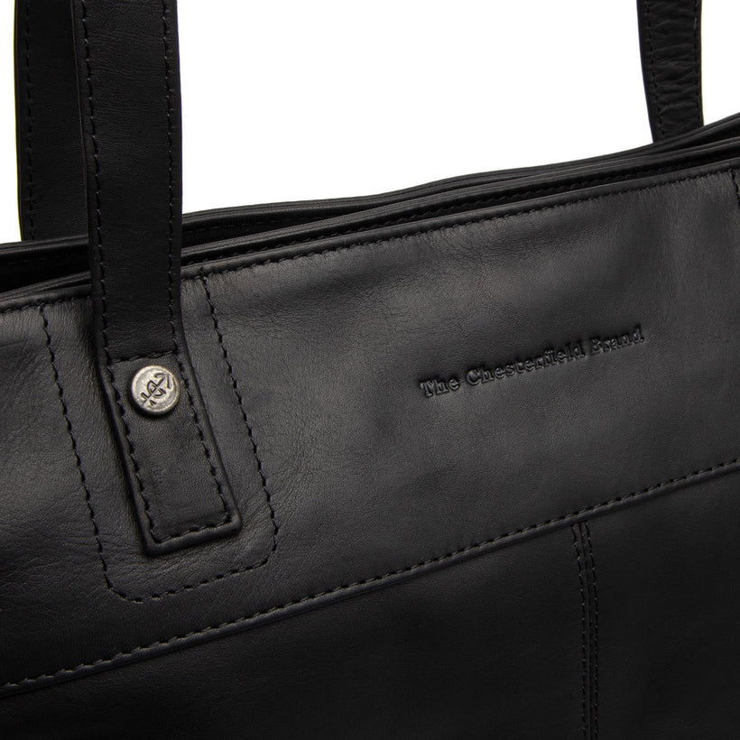 Solvia Full-Grain Leather Tote Bag da Donna