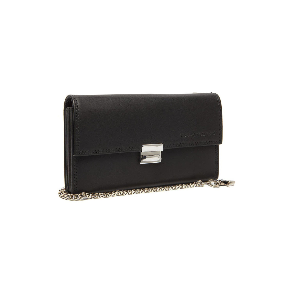 Elba Full-Grain Leather Waiter Wallet da Donna in Classic 100% Full-Grain Leather - Full Exterior Front Profile View | Acquista online