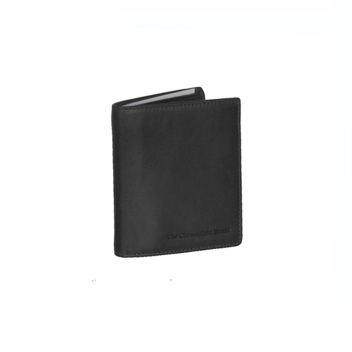 Carl Full-Grain Portafoglio in Pelle da Uomo in Classic 100% Full-Grain Leather - Full Exterior Front Profile View | Acquista online